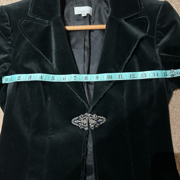 Velour embellished jacket - Picture 8 of 8